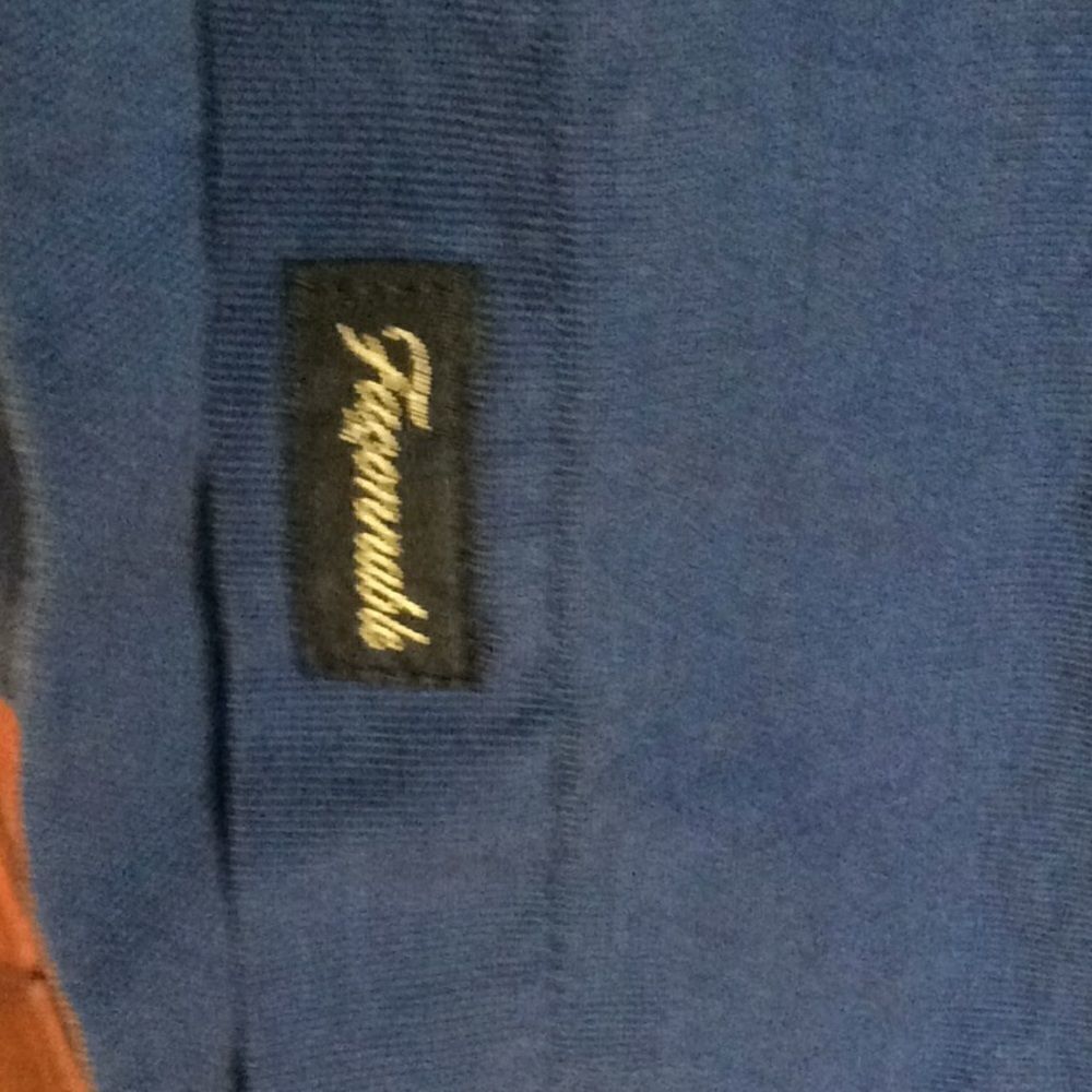 FaconnableNavy 🛳️cottonShirt 👕 3/4 sleeve DeepMediterraneanBlue. Chic Polished - Picture 6 of 17